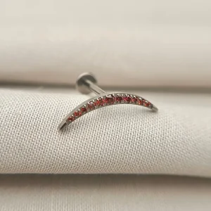 Joia ornamental para piercing — Labret — REF 010 — titânio biocompatível