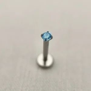 Joia ornamental para piercing — Labret — REF 011 — titânio biocompatível