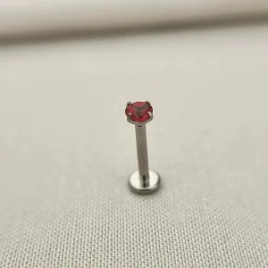 Joia ornamental para piercing — Labret — REF 012 — titânio biocompatível