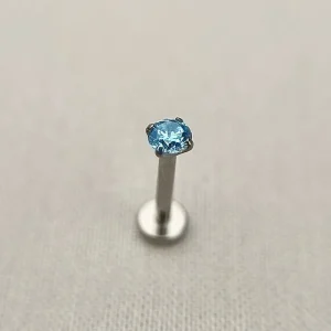 Joia ornamental para piercing — Labret — REF 021 — titânio biocompatível