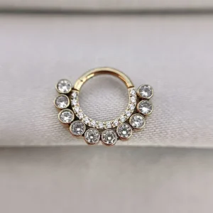 Joia ornamental para piercing — Septo & Daith — REF 102 — titânio biocompatível