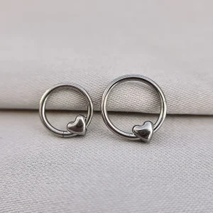 Joia ornamental para piercing — Septo & Daith — REF 105 — titânio biocompatível