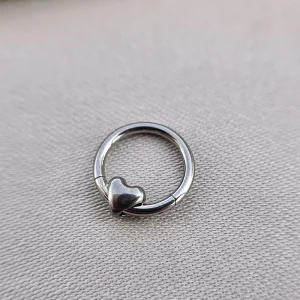 Joia ornamental para piercing — Septo & Daith — REF 107 — titânio biocompatível