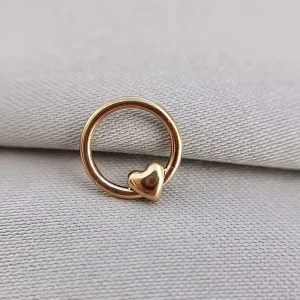 Joia ornamental para piercing — Septo & Daith — REF 109 — titânio biocompatível