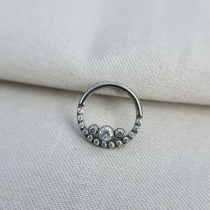 Joia ornamental para piercing — Septo & Daith — REF 110 — titânio biocompatível
