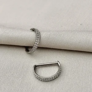 Joia ornamental para piercing — Argolas & Segmentos — REF 293 — titânio biocompatível