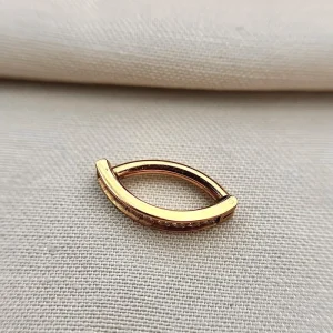 Joia ornamental para piercing — Umbigo — REF 365 — titânio biocompatível