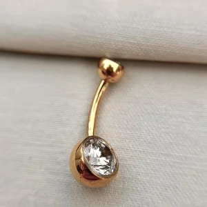 Joia ornamental para piercing — Umbigo — REF 369 — titânio biocompatível