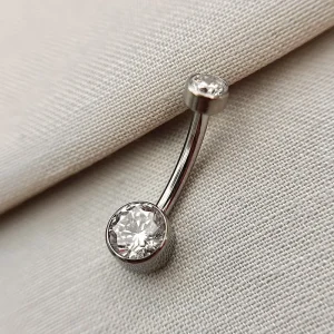 Joia ornamental para piercing — Umbigo — REF 380 — titânio biocompatível