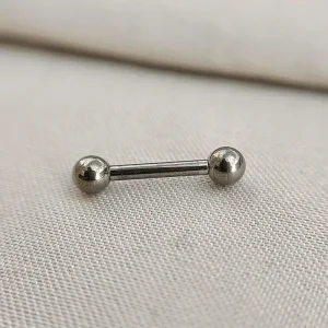 Joia ornamental para piercing — Mamilo & Transversal — REF 466 — titânio biocompatível